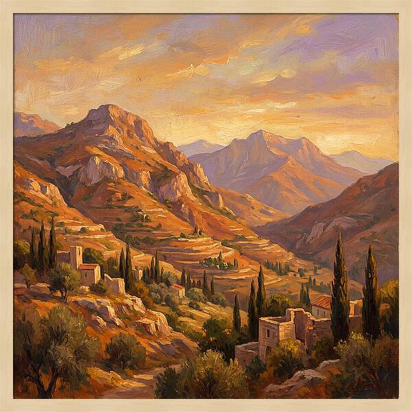 Sunrise Over Mediterranean Mountains