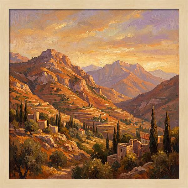 Sunrise Over Mediterranean Mountains