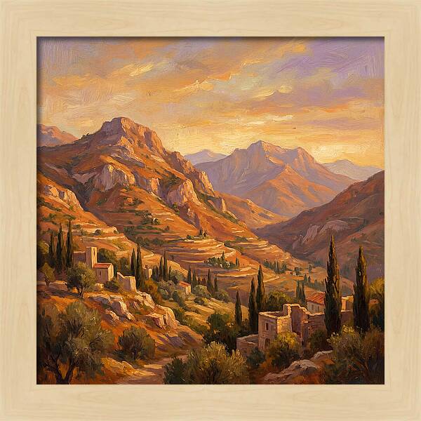Sunrise Over Mediterranean Mountains