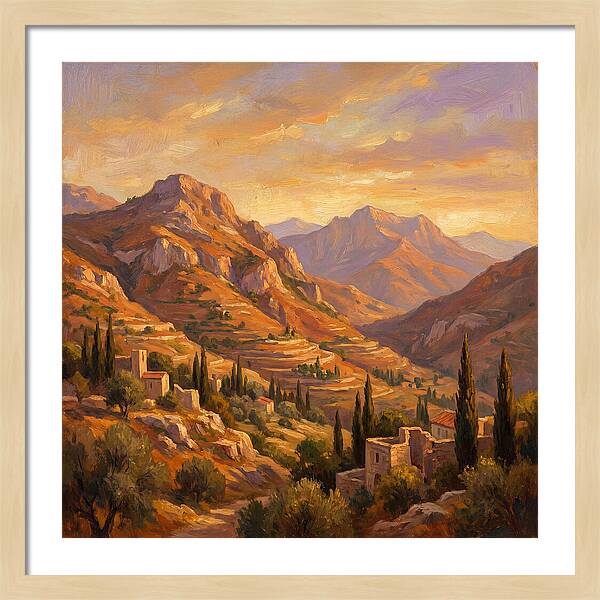 Sunrise Over Mediterranean Mountains