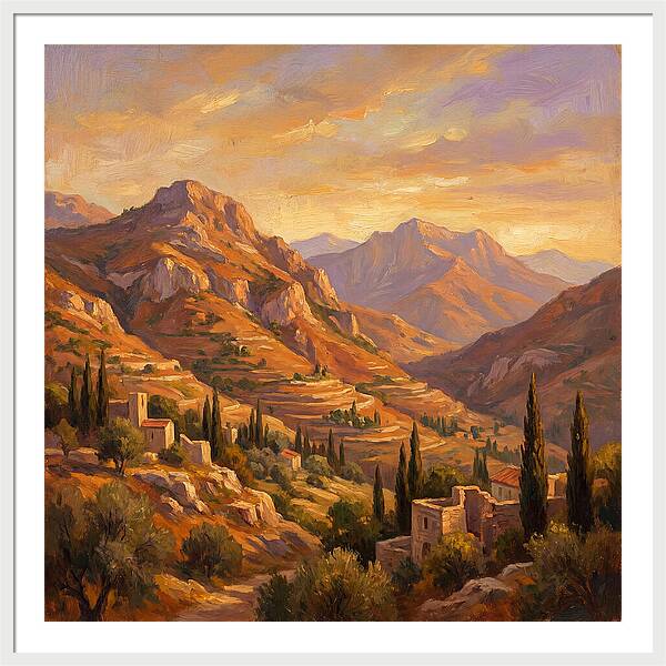 Sunrise Over Mediterranean Mountains