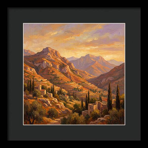 Sunrise Over Mediterranean Mountains