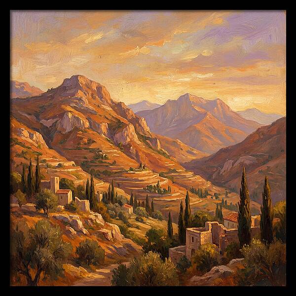 Sunrise Over Mediterranean Mountains
