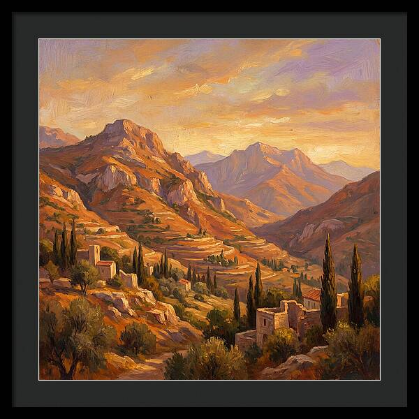 Sunrise Over Mediterranean Mountains