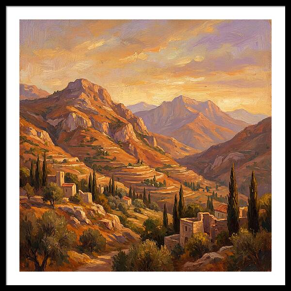 Sunrise Over Mediterranean Mountains