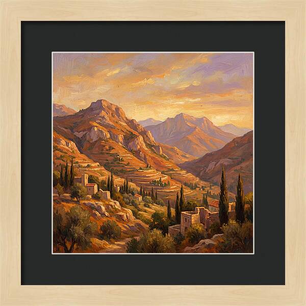 Sunrise Over Mediterranean Mountains