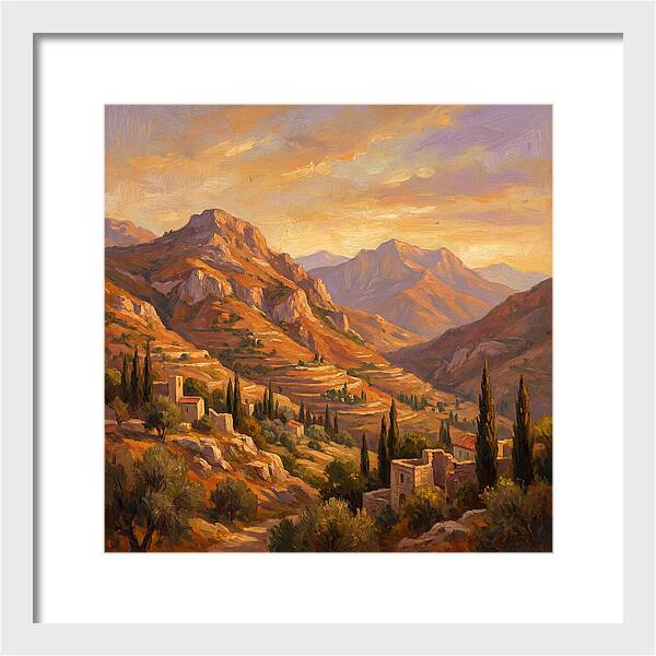 Sunrise Over Mediterranean Mountains