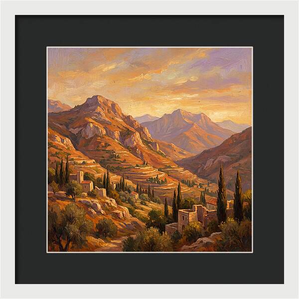 Sunrise Over Mediterranean Mountains