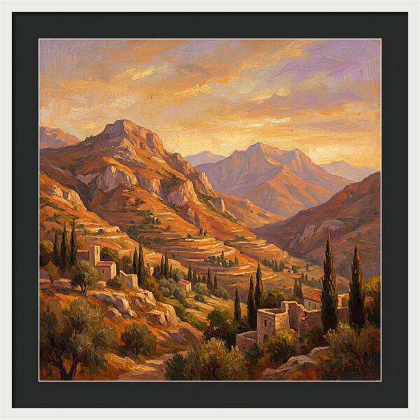 Sunrise Over Mediterranean Mountains