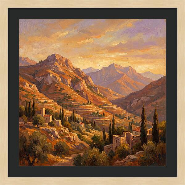 Sunrise Over Mediterranean Mountains