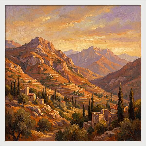 Sunrise Over Mediterranean Mountains
