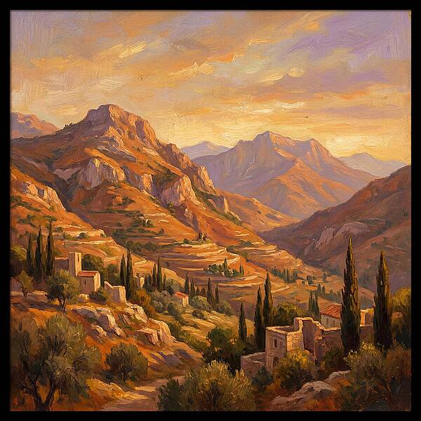 Sunrise Over Mediterranean Mountains