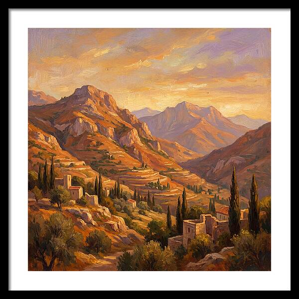 Sunrise Over Mediterranean Mountains