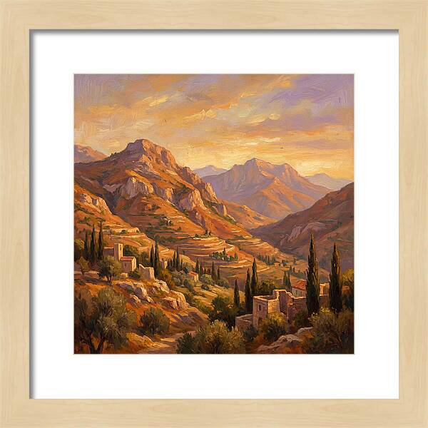Sunrise Over Mediterranean Mountains