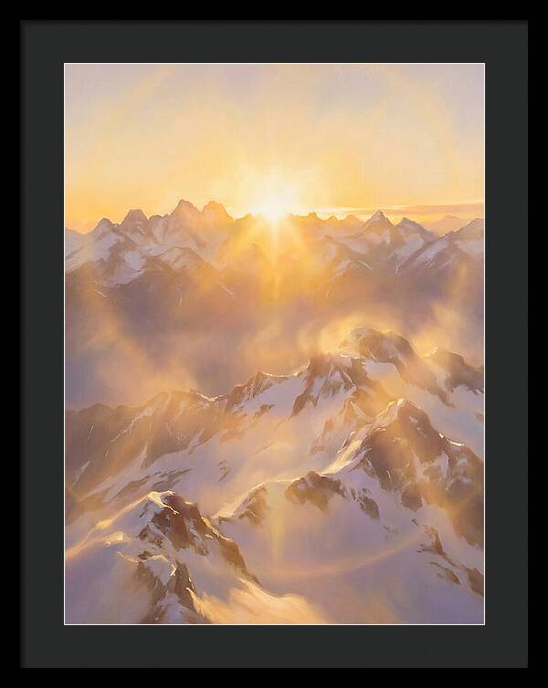 Sunrise Over Mountains