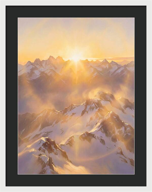 Sunrise Over Mountains