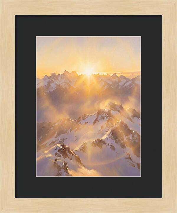 Sunrise Over Mountains