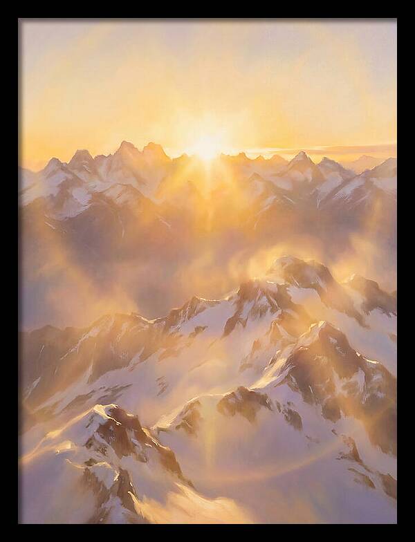 Sunrise Over Mountains