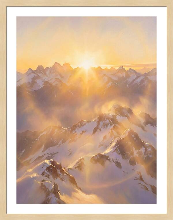 Sunrise Over Mountains