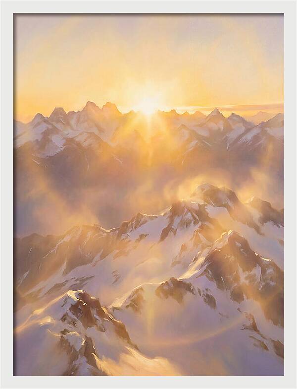 Sunrise Over Mountains