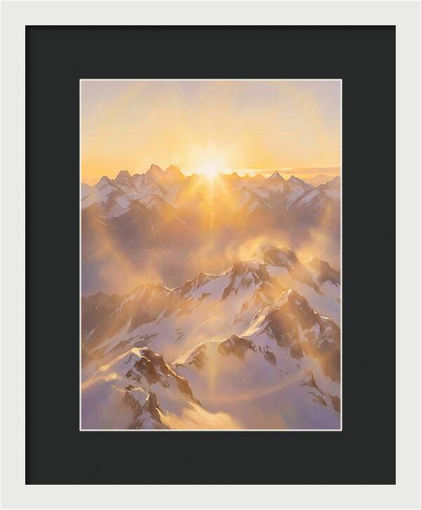 Sunrise Over Mountains