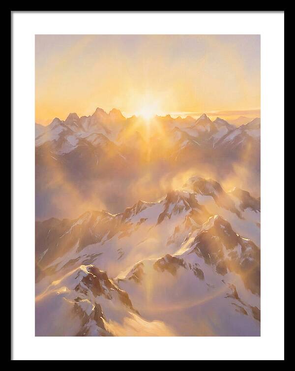 Sunrise Over Mountains