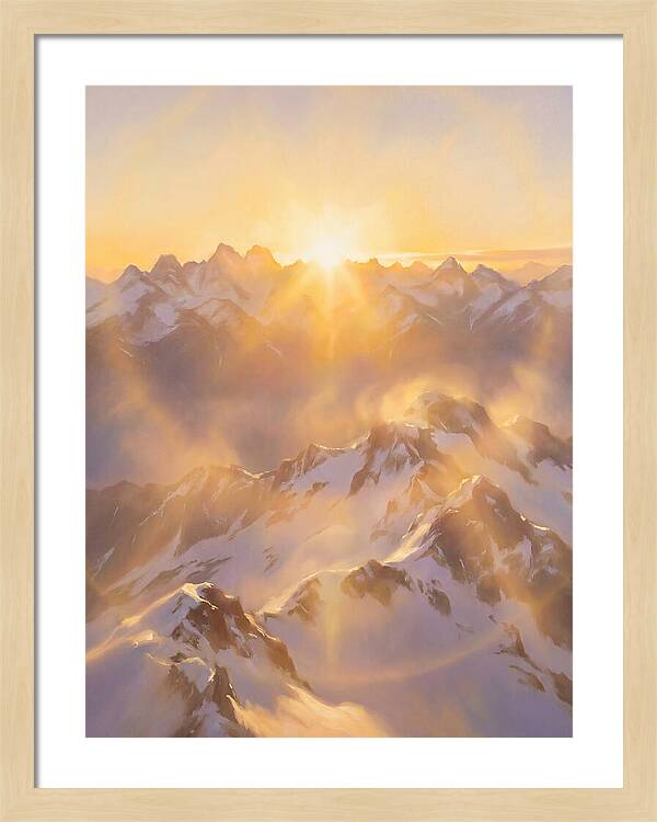 Sunrise Over Mountains