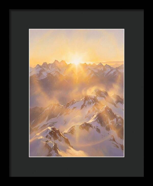 Sunrise Over Mountains