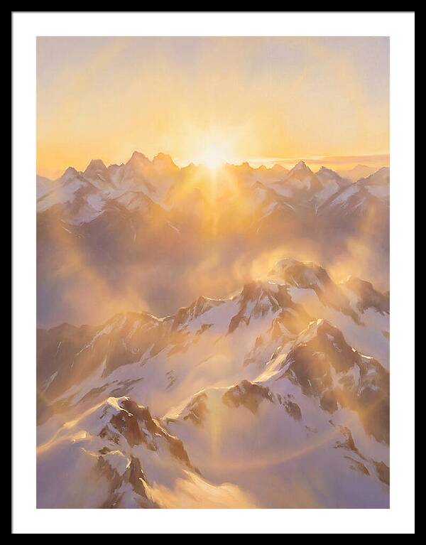 Sunrise Over Mountains