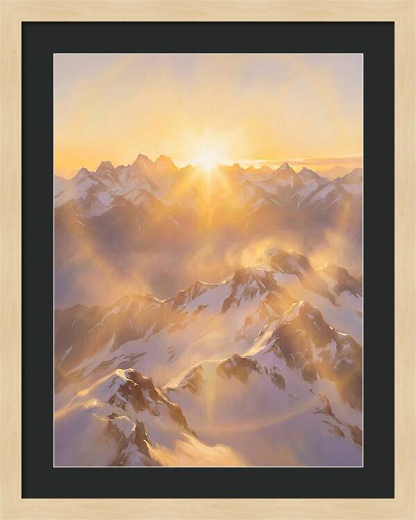 Sunrise Over Mountains
