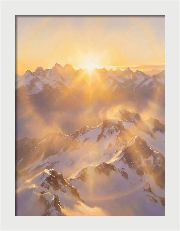 Sunrise Over Mountains