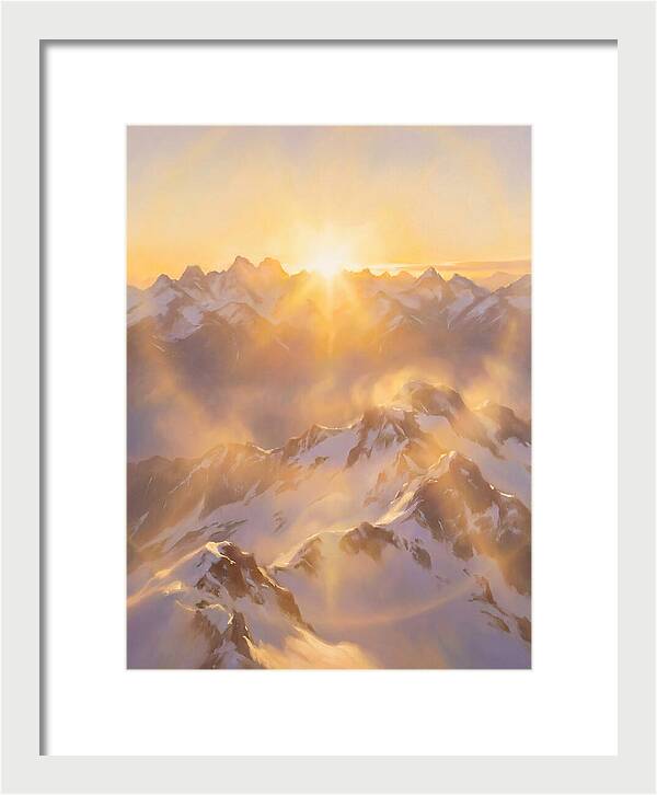 Sunrise Over Mountains