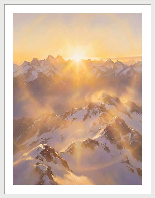 Sunrise Over Mountains