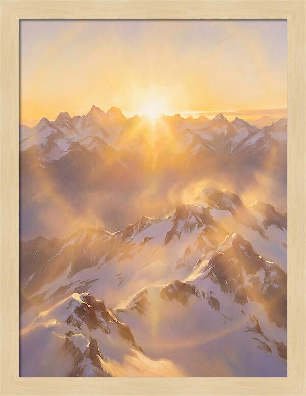 Sunrise Over Mountains