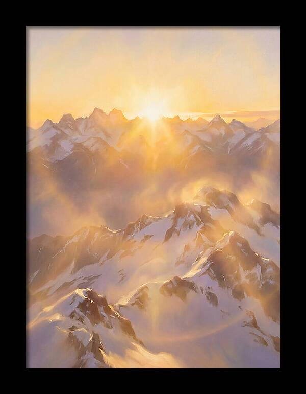 Sunrise Over Mountains