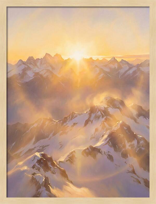 Sunrise Over Mountains