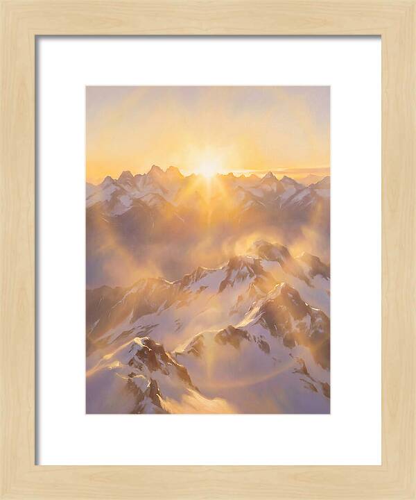 Sunrise Over Mountains
