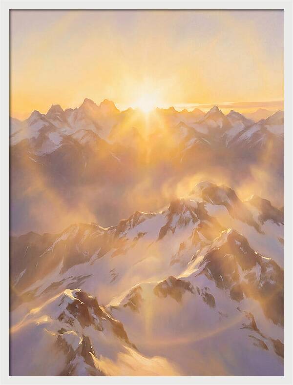 Sunrise Over Mountains