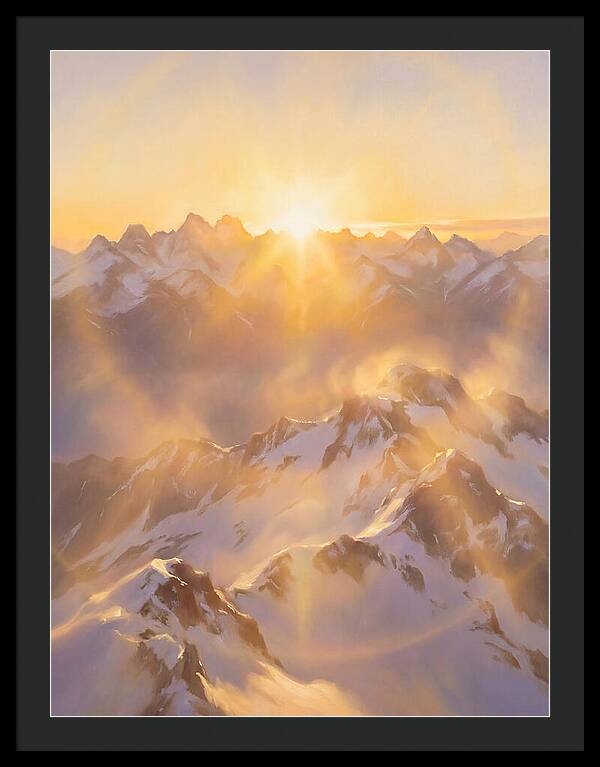 Sunrise Over Mountains