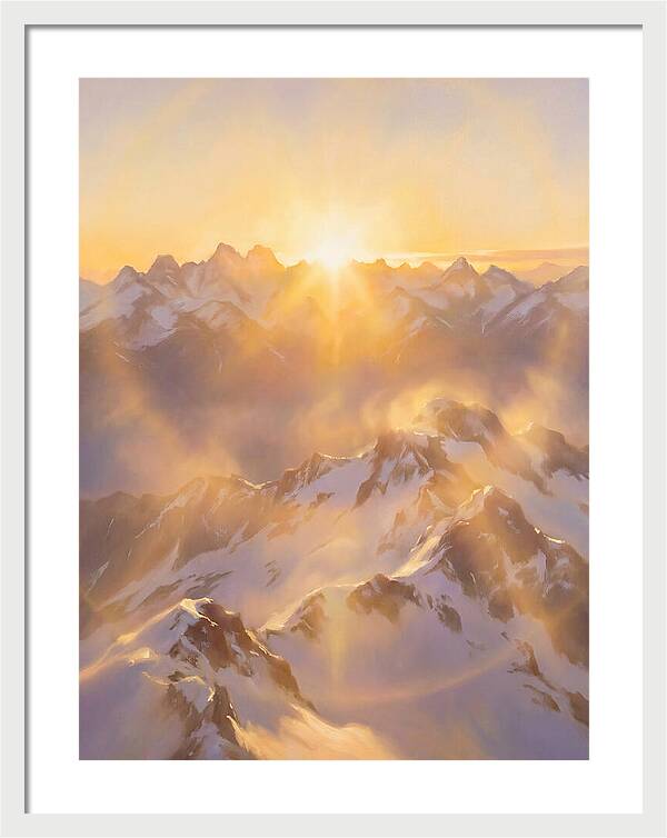 Sunrise Over Mountains