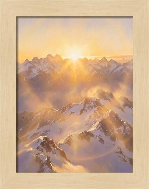 Sunrise Over Mountains