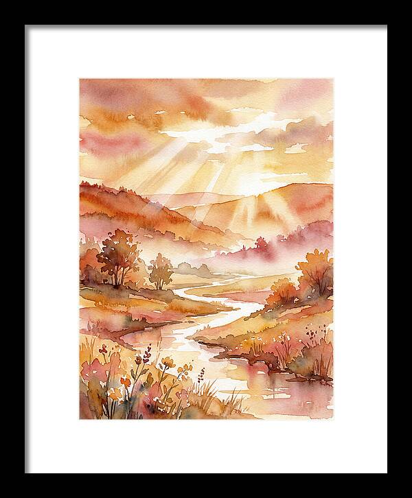 Sunrise Over Serene Landscape