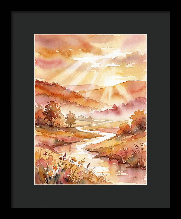 Sunrise Over Serene Landscape