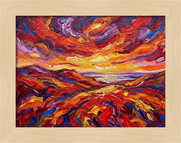 Sunrise Over Vibrant Hills
