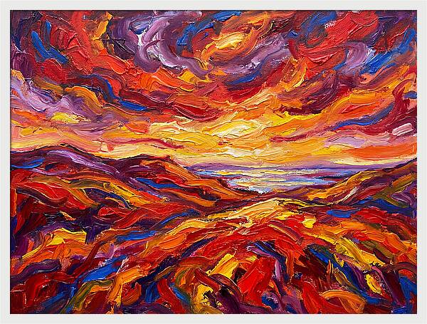 Sunrise Over Vibrant Hills