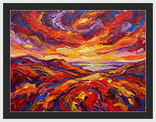 Sunrise Over Vibrant Hills