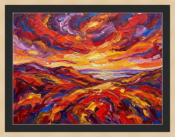 Sunrise Over Vibrant Hills