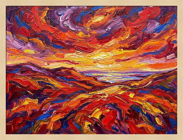 Sunrise Over Vibrant Hills