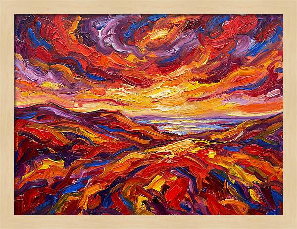 Sunrise Over Vibrant Hills