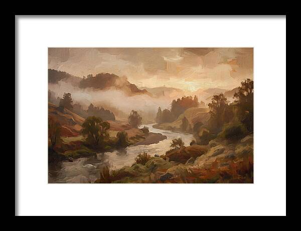 Sunrise Through Morning Fog
